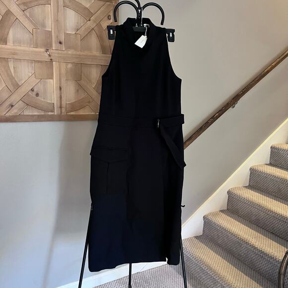 Spanx Black Ponte Cargo Dress size M - Picture 1 of 6